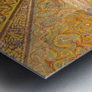 Italy San Vitale Basilica interior decor with mosaic Metal print