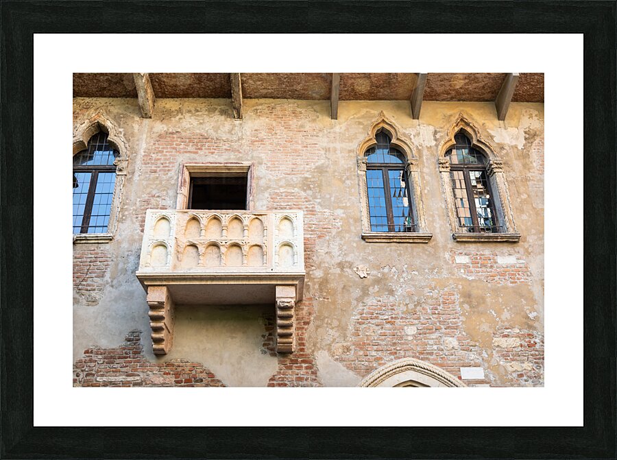 Verona Italy   30 April 2024. The famous Romeo and Juliet balco Picture Frame print