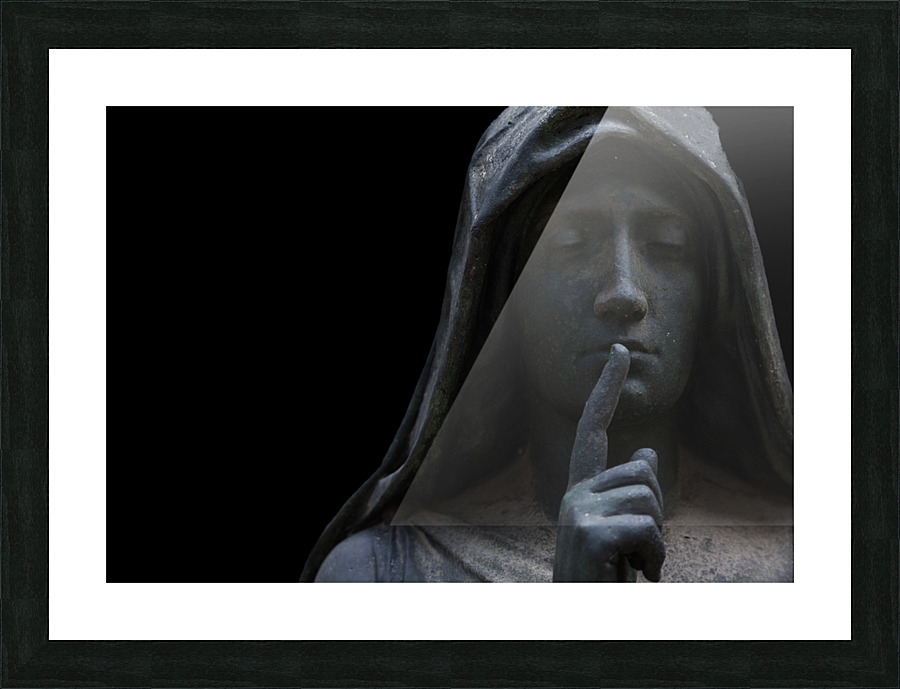 Silence Picture Frame print