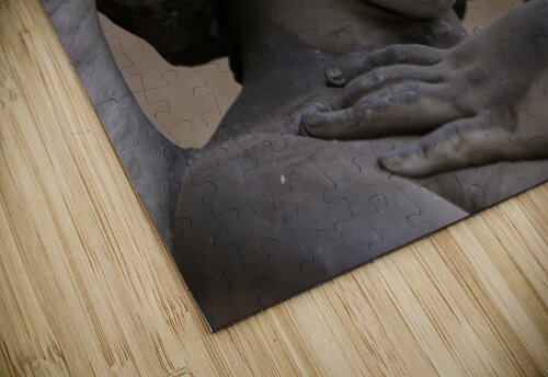 Guardian angel statue in antique cemetery. Paolo Modena puzzle