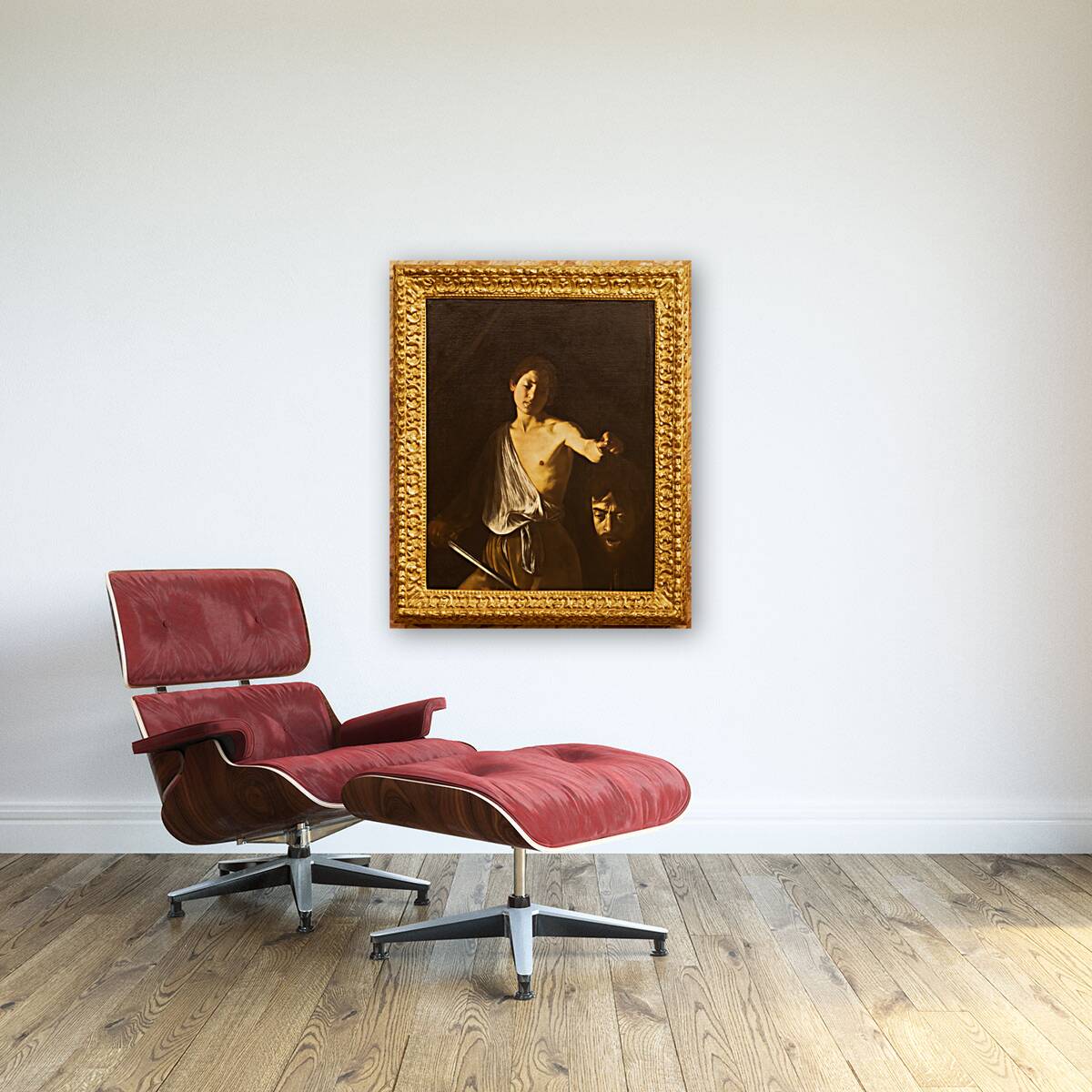 Rome Italy - David with the head of Goliath by Caravaggio Gal Reproduction