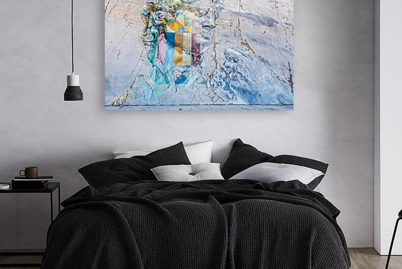 The famous David murales by Kobra inspired by Michelangelo. Str by Paolo Modena