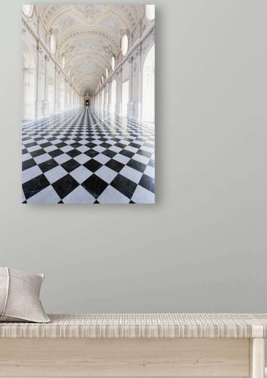 Reggia di Venaria Reale Italy - corridor perspective luxury ma by Paolo Modena