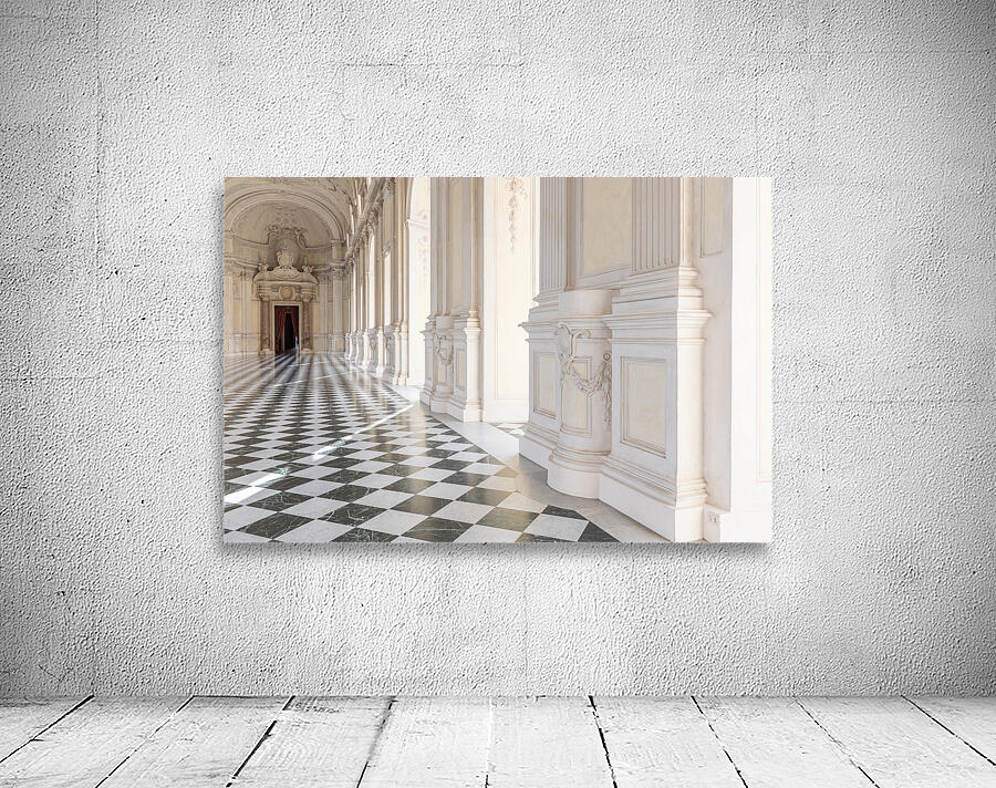 Reggia di Venaria Reale Italy - corridor perspective luxury ma Wall Preview