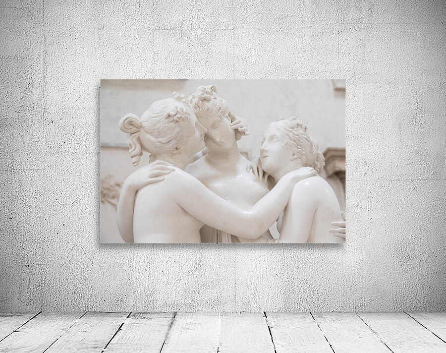Possagno Italy - The Three Graces by Antonio Canova symbol of  Wall Preview