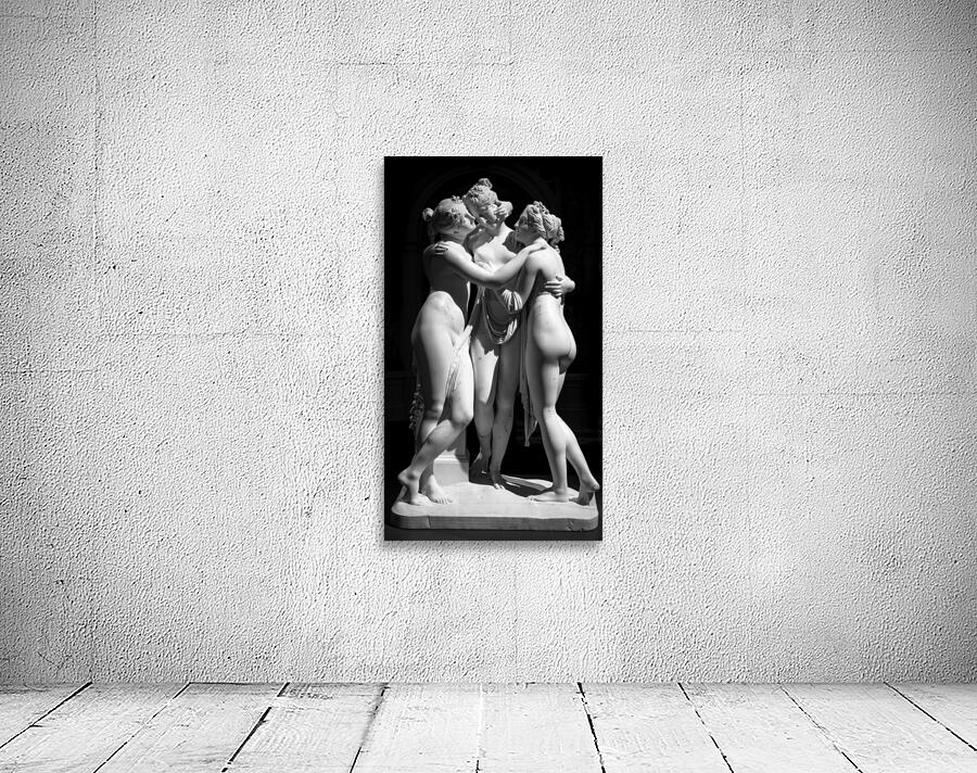 The Three Graces - Le tre grazie by Antonio Canova Wall Preview
