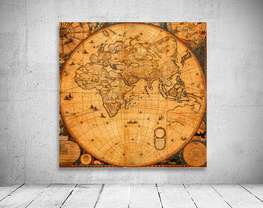 Authentic Map Authentic antique map. Exploration geography vintage backgroun by Paolo ...