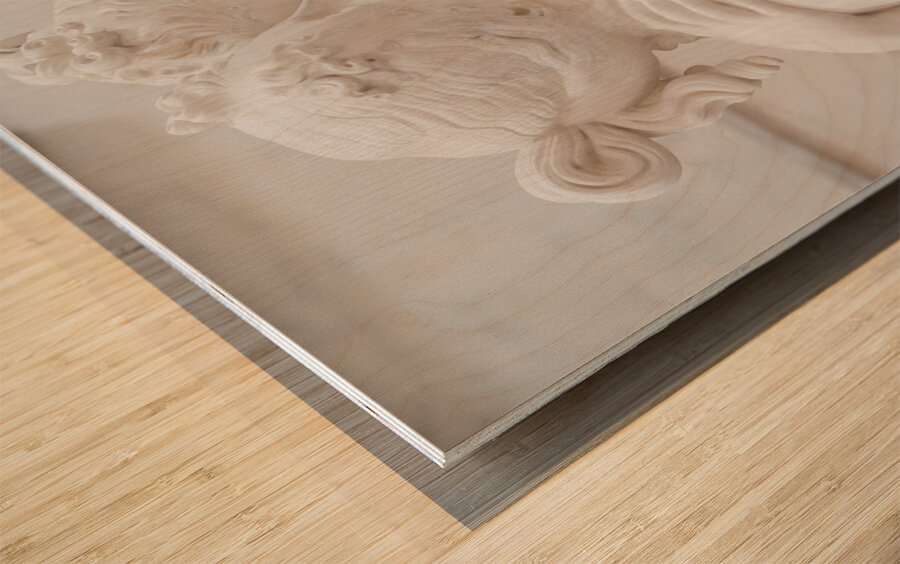 Possagno Italy - The Three Graces by Antonio Canova symbol of  Wood print