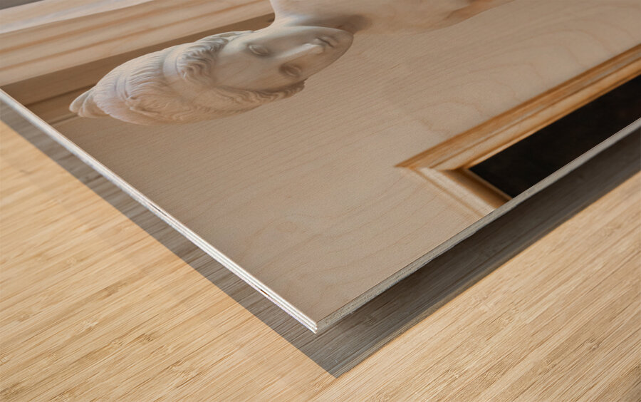 Psyche Abandoned by Pietro Tenerani 1819 Carrara marble - the  Wood print