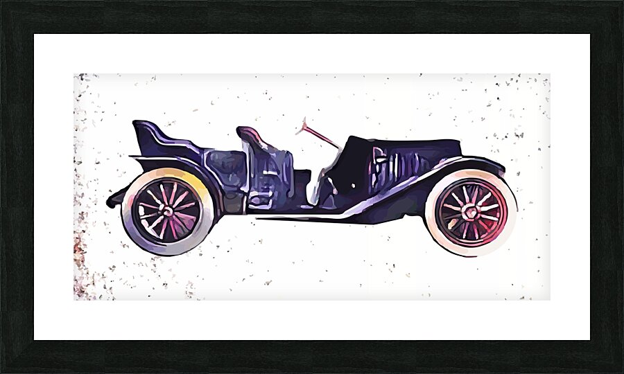 Vintage car Picture Frame print
