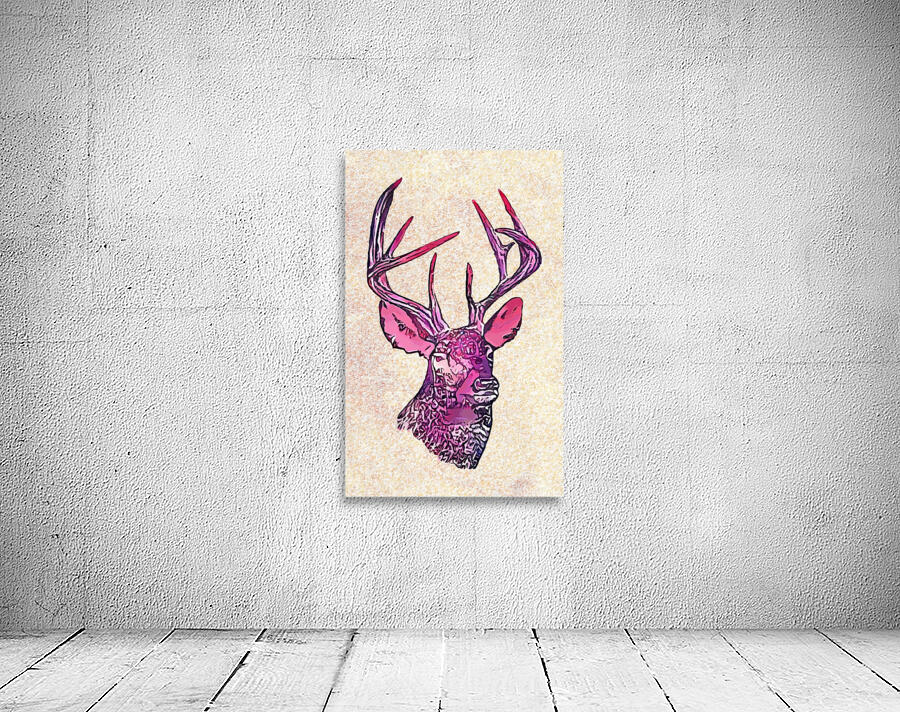 whitetail deer head Wall Preview