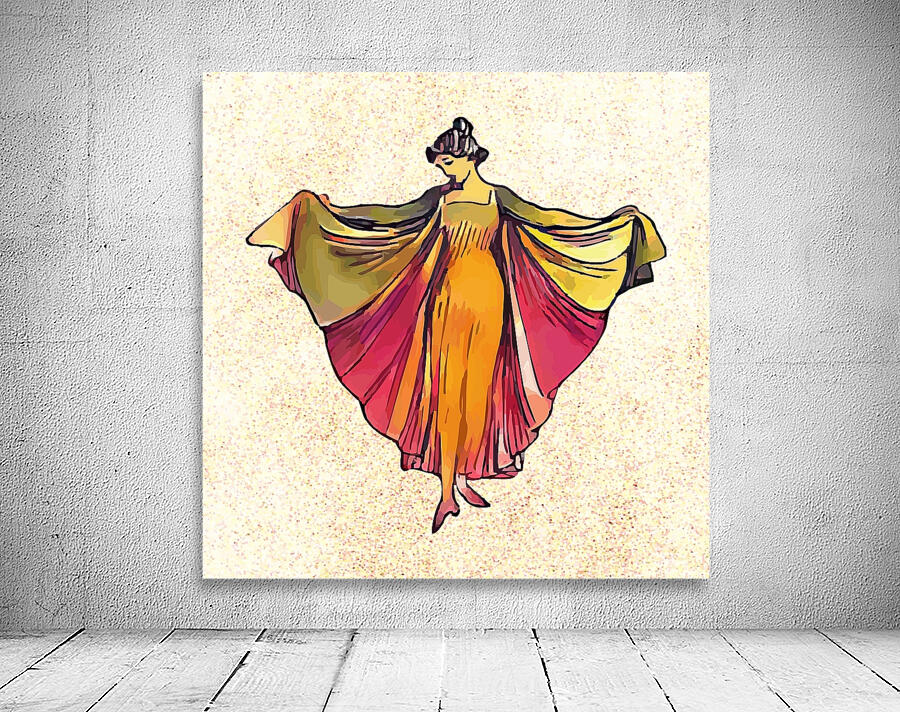 Woman dancer Wall Preview