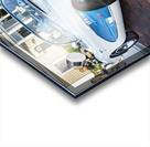 1958 White Corvette C1 X 12 Acrylic print