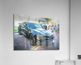 2019 Black Chevrolet Camaro LT1 SS X 4 Acrylic Print