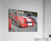 2007 Red Ford Shelby Mustang GT500 X 2 Acrylic Print