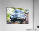 2015 Grey Tesla Model S P85D X 1 Acrylic Print