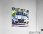2023 Gray BMW M3 Competition X 5 Acrylic Print