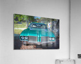 1972 Radiant Green Oldsmobile Cutlass X 6 Acrylic Print