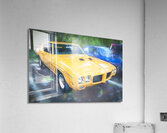  1970 Orbit Orange Pontiac GTO Ram X 13 Acrylic Print