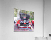 1969 Red Camaro Z28 X4 3 Acrylic Print
