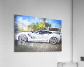 2017 White Chevrolet Corvette ZO6 X15 2 Acrylic Print