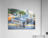 1964 Blue Chevrolet Impala X 1 Acrylic Print
