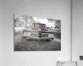 1970 Black Oldsmobile 442 W30 X 3 Acrylic Print