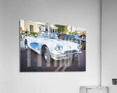 1958 White Corvette C1 X 12 Acrylic Print