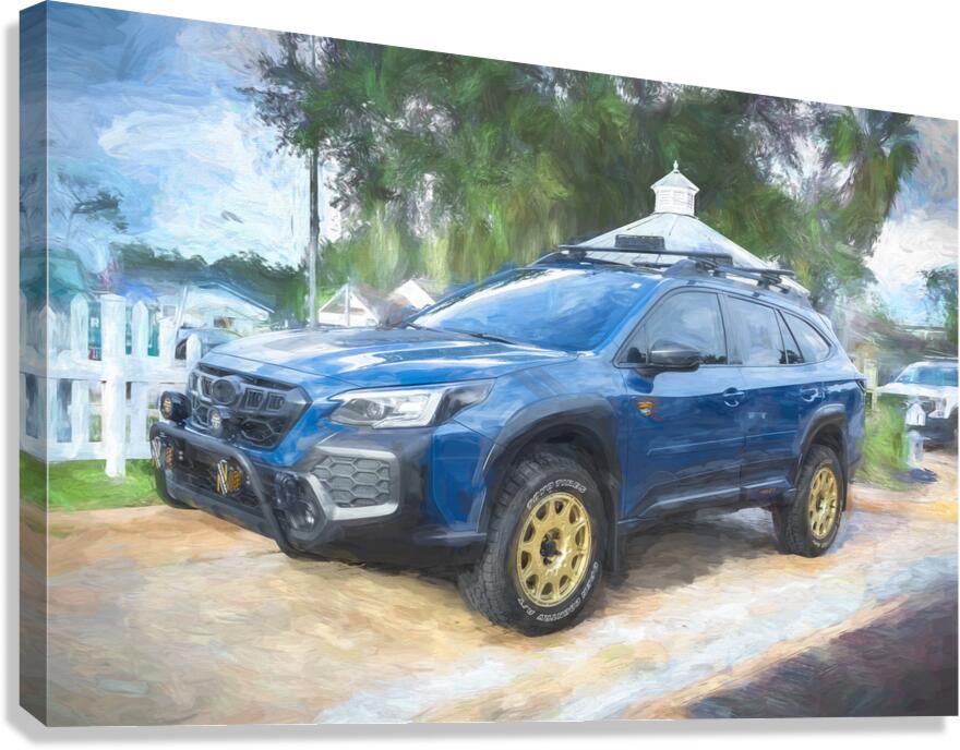 2024 Blue Subaru Outback Wilderness X1 13 Canvas Print