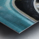 1965 Blue Chevrolet Impala SS Convertible X4 5 Metal print