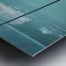 1965 Blue Chevrolet Impala SS Convertible X4 10 Metal print