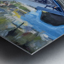 1982 Dark Blue Chevrolet El Camino SS X 5 Metal print