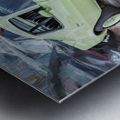 1974 Green Chevrolet Camaro Z28 x100 4 Metal print