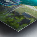 1972 Radiant Green Oldsmobile Cutlass X 6 Metal print