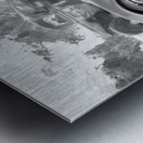 1971 Red Chevrolet C3 Corvette x 19 Metal print