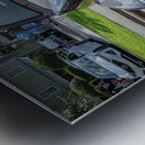 1950 Chevrolet Pick Up Truck Rat Rod 3100 X 6 Metal print