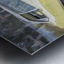 1975 Yellow Pontiac Grandville Brougham Convertible X1 10 Metal print