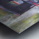 1969 Red Camaro Z28 X4 3 Metal print