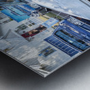 1967 Gray Chevrolet Stepside C10 Stepside Pickup Truck X11 7 Metal print