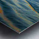 Blue Water Abstract Merritt Island National Refuge Sunset Florida X100 Metal print