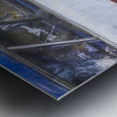 1956 Blue Chevrolet Bel Air Nomad Station Wagon X 3 Metal print