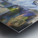 1958 White Corvette C1 X 11 Metal print