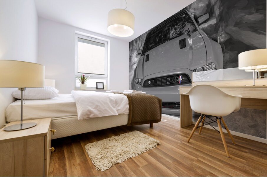 2013 Red Ford Mustang GT 5 0 CS California Special X 6 Mural print