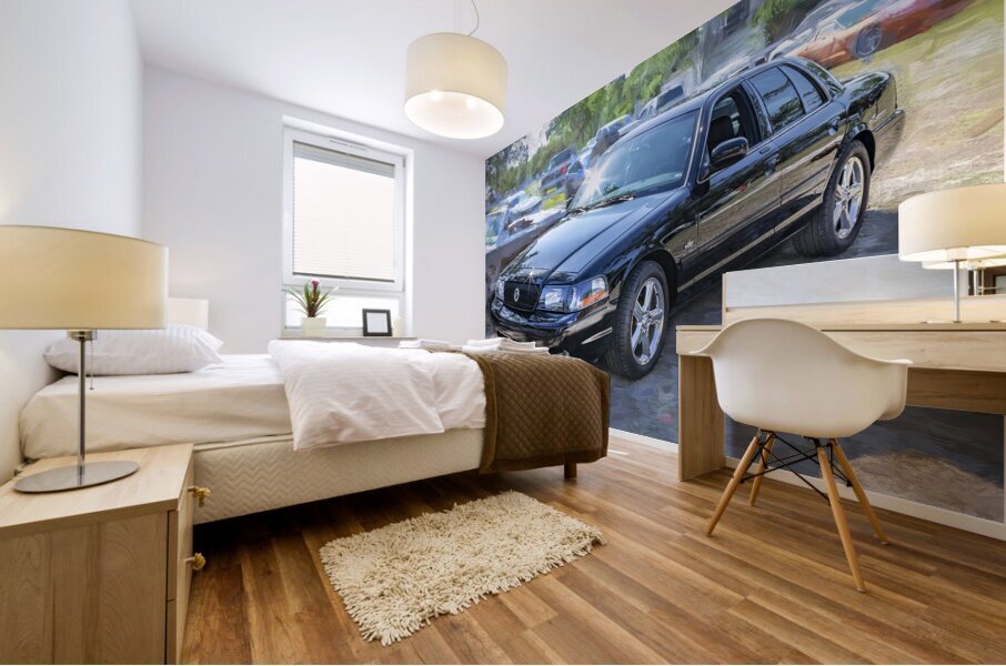 2003 Black Mercury Marauder X 7 Mural print