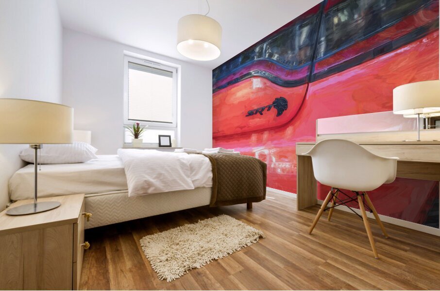 2023 Dodge Challenger SRT Hellcat Redeye X 9 Mural print