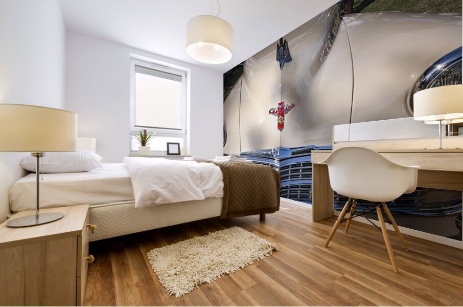 1947 Tan Chrysler Town And Country Sedan 4 Door X1 9 Mural print