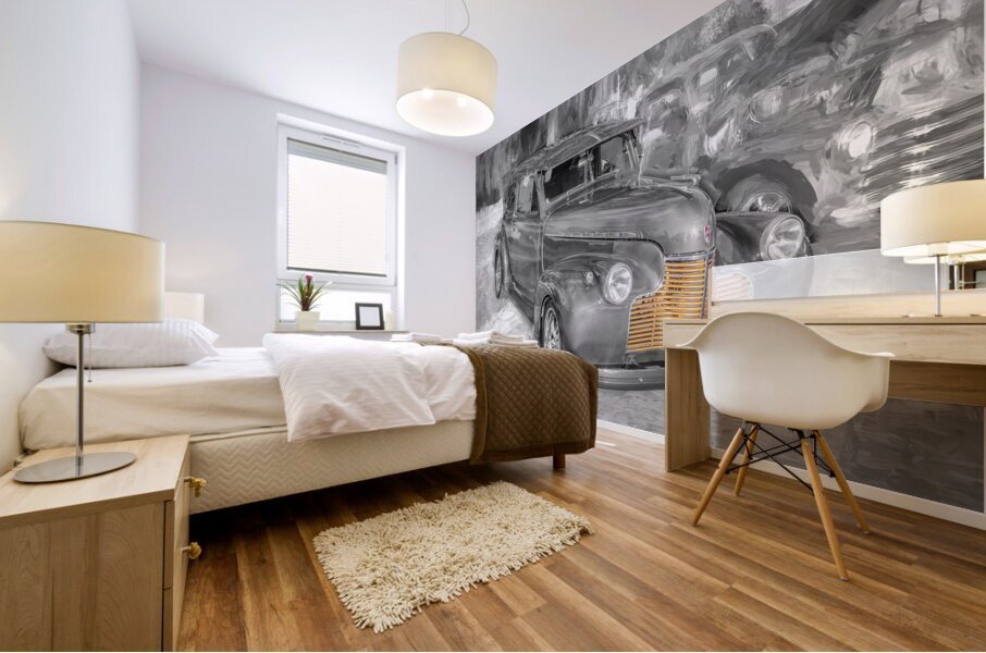 1940 Chevrolet Master Deluxe Town Sedan X100 1 Mural print