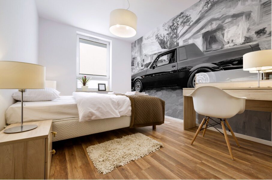 1988 Black Buick Grand National X 20 Mural print