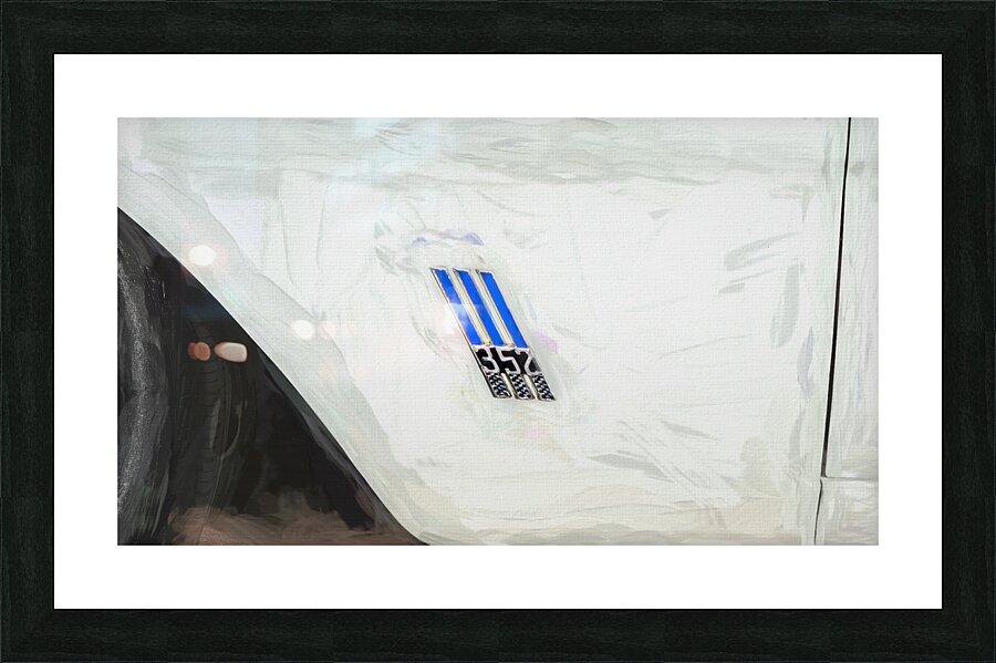 1966 White Ford Galaxie Custom 500 XL X 1 Picture Frame print