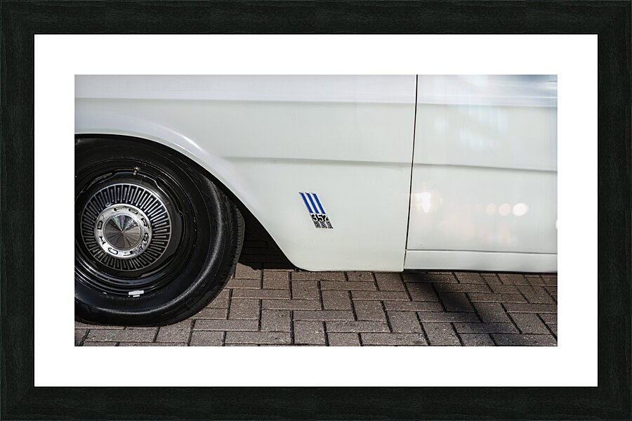 1966 White Ford Galaxie Custom 500 XL X 11 Picture Frame print